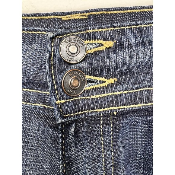 Hudson Signature Bootcut Low Rise Y2K Dark Rinse Women Jeans WP170DHA Elm 29 - Picture 4 of 16